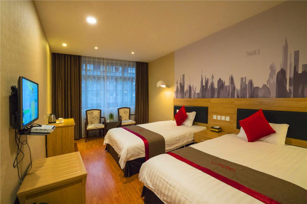 Thank Inn Chain Hotel Sichuan Guangan Wusheng County Hongwu Avenue Eksteriør bilde